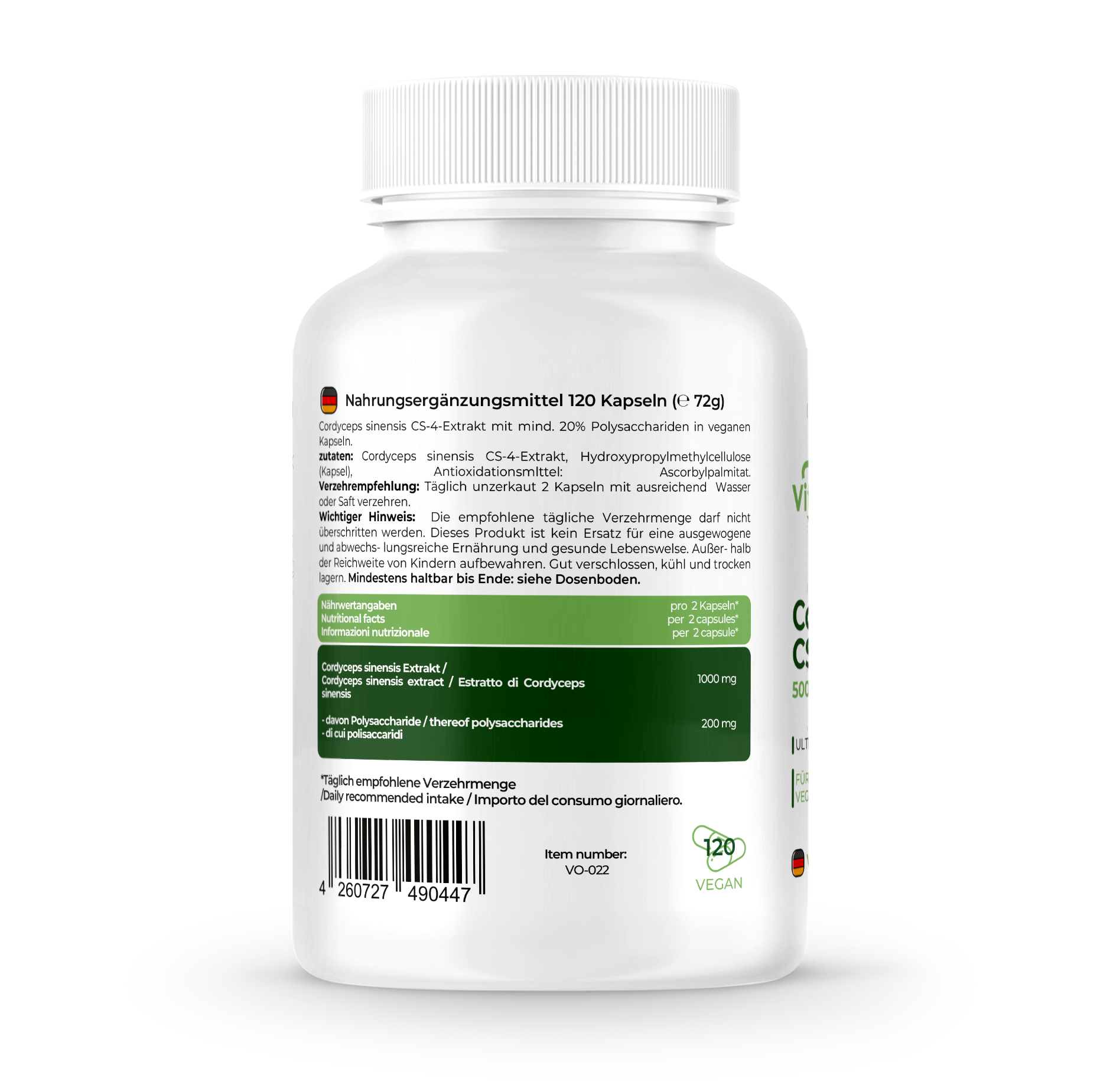 Cordyceps CS-4 Inhalt