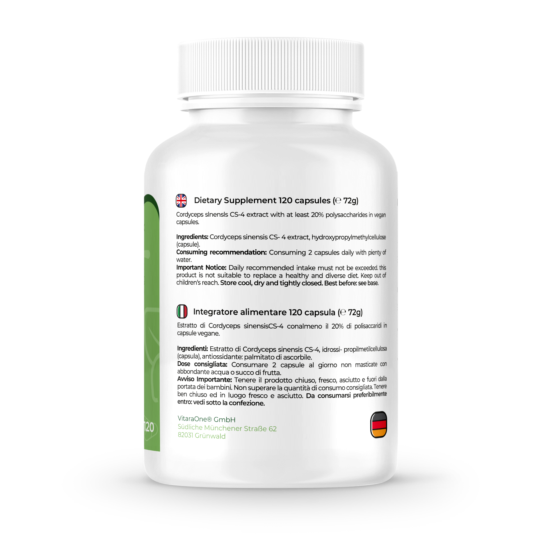 Cordyceps CS-4 übersetzung english & italian