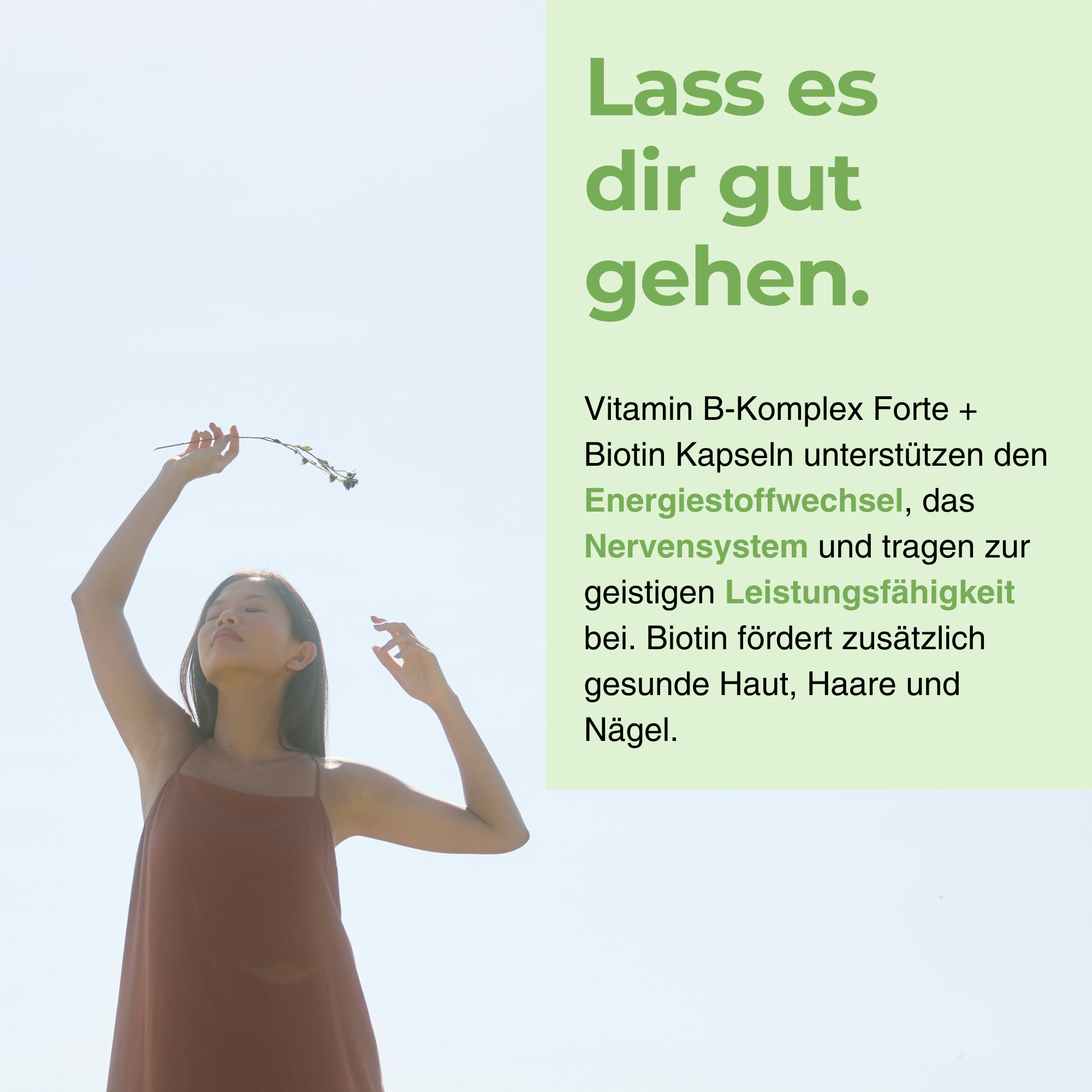 Vitamin B-Komplex Forte + Biotin Kapseln