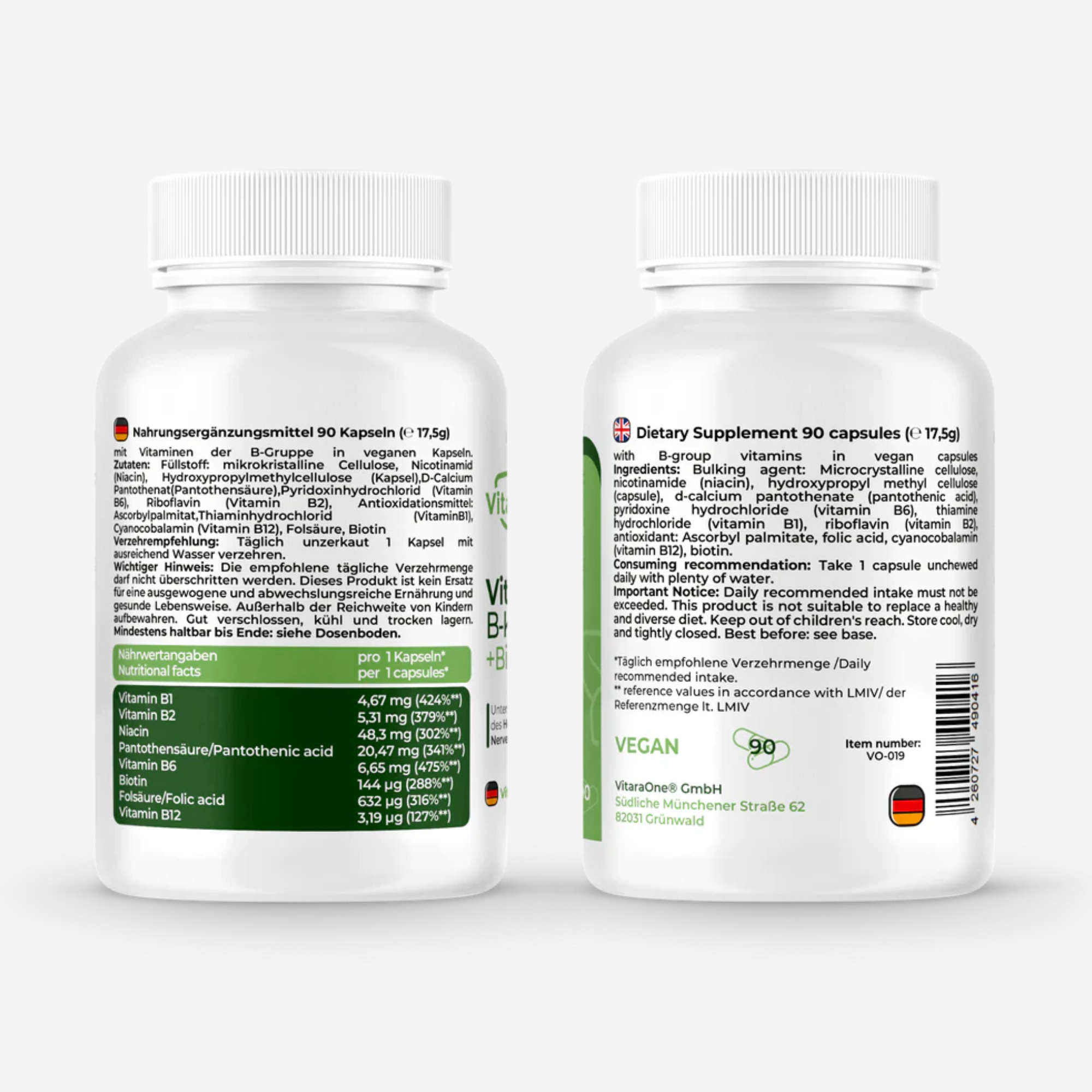 Vitamin B-Komplex Forte + Biotin Kapseln